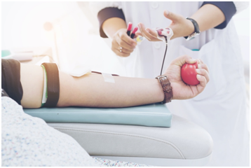What happens when you donate blood